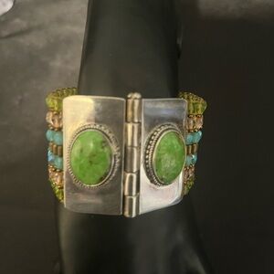 Chili Rose Beaded Bracelet